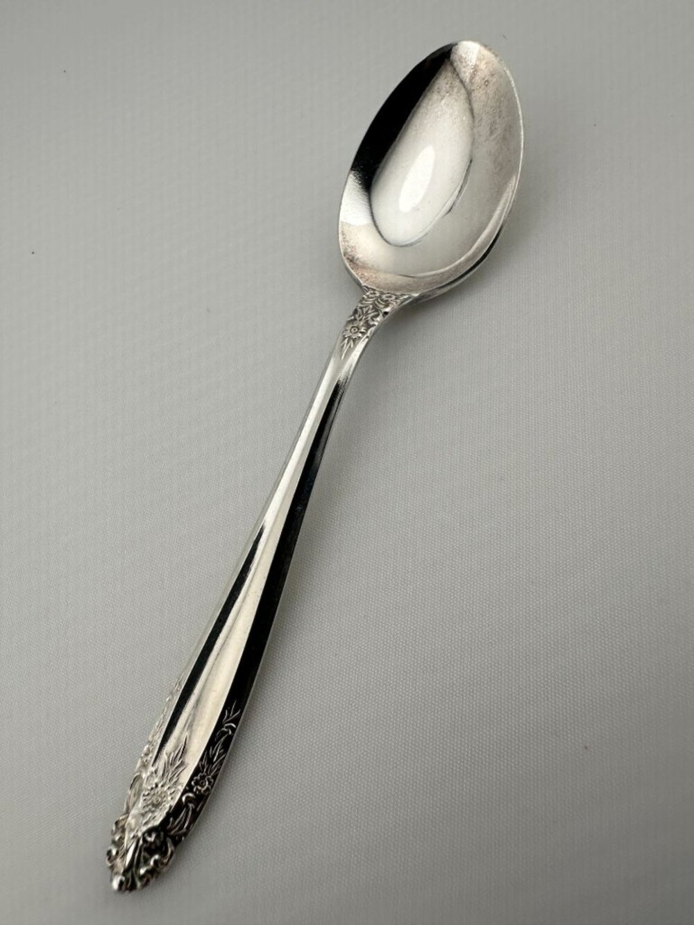 Tablespoon (Serving Spoon ELD15 (Silverplate, Nickel) by Eldan